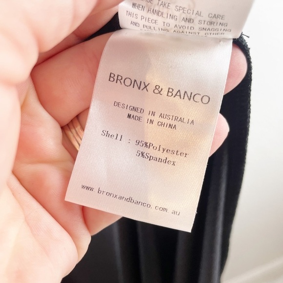 Bronx and Banco Starlight Cut Out Maxi Dress Black Size XS Formal Evening - Picture 9 of 10